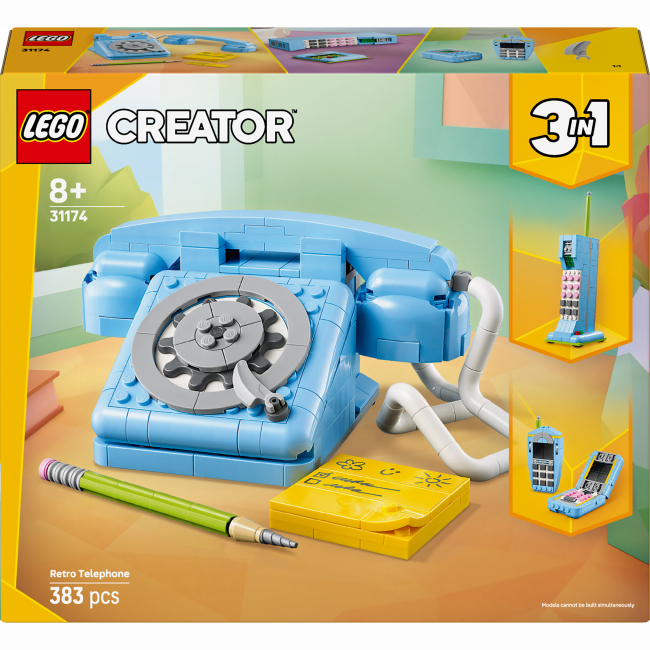 Конструктори LEGO - Конструктор LEGO Creator Ретро телефон (31174)