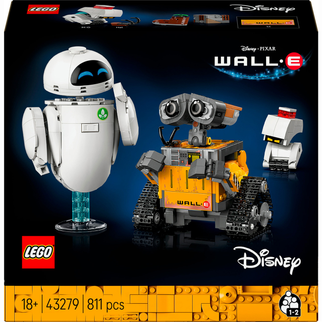 Конструкторы LEGO - Конструктор LEGO ǀ Disney and Pixar ВОЛЛ·И и Ева (43279)
