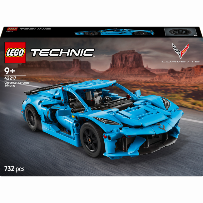 Конструктори LEGO - Конструктор LEGO Technic Синій Chevrolet Corvette Stingray (42217)