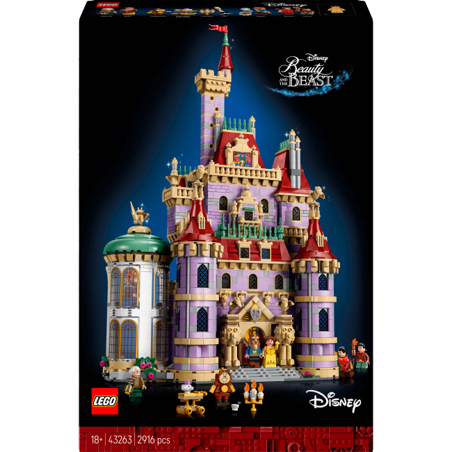Конструкторы LEGO - Конструктор LEGO Disney Princess Замок Красавицы и Чудовища (43263)