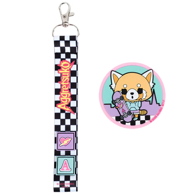 Бижутерия и аксессуары - Набор бейдж на липучке и подвеска Kite Aggretsuko (AR25-3010-1)