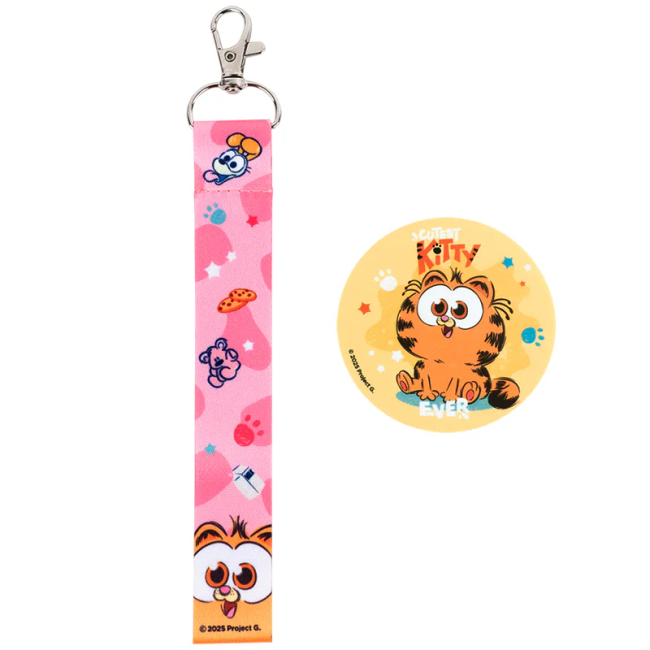 Бижутерия и аксессуары - Набор бейджов на липучке и подвеска Kite Garfield (GF25-3010)