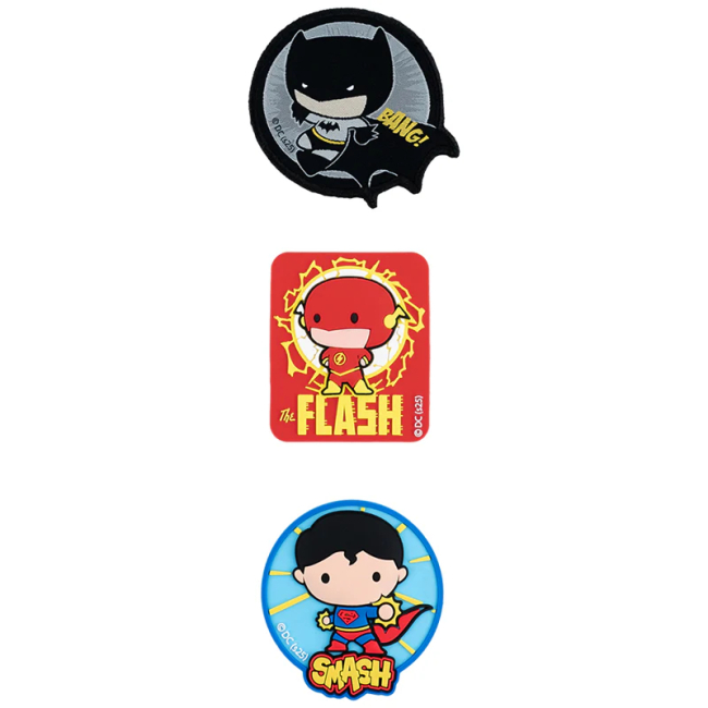 Бижутерия и аксессуары - Набор бейджей на липучке Kite DC Justice League 3 шт (DC25-3012)