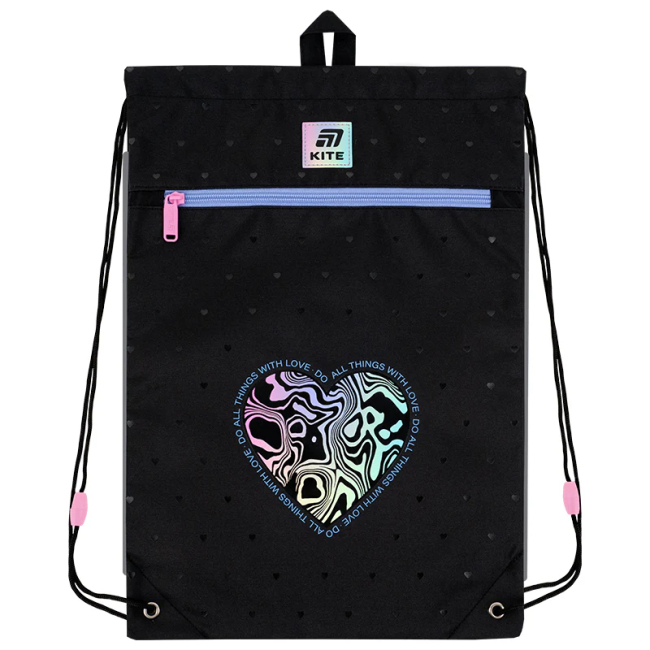 Рюкзаки та сумки - Сумка для взуття Kite Love is (K25-601M-5)