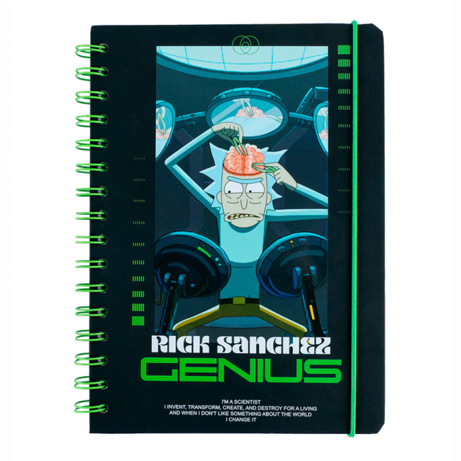 Канцтовары - Блокнот Kite Rick and Morty А5 (RM24-190)