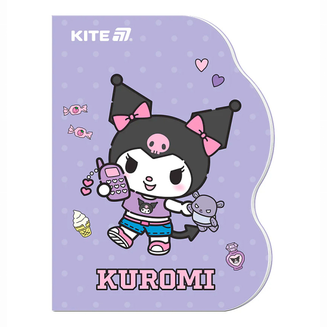 Канцтовари - Блокнот Kite Kuromi А6 (HK25-223-2)