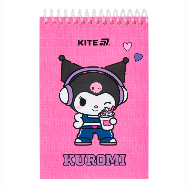 Канцтовари - Блокнот Kite Kuromi A6 (HK25-196-2)
