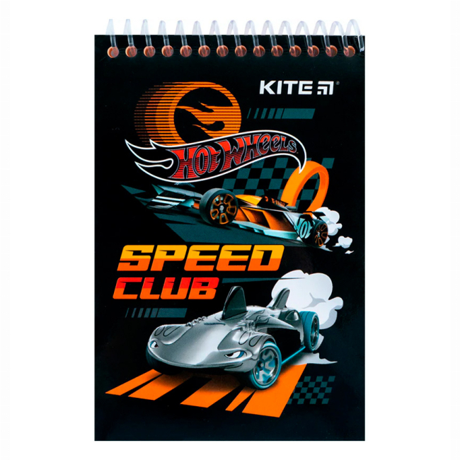 Канцтовари - Блокнот Kite Hot Wheels A6 (HW24-196)