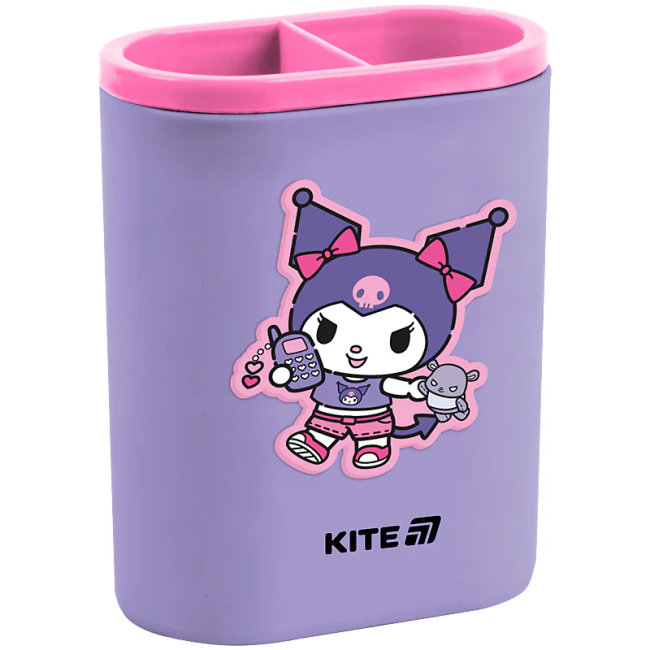 Канцтовари - Стакан-підставка Kite Kuromi з фігуркою (HK25-170-2)
