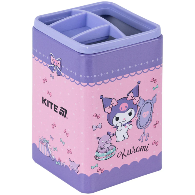 Канцтовары - Стакан-подставка Kite Kuromi квадратный (HK25-105-3)
