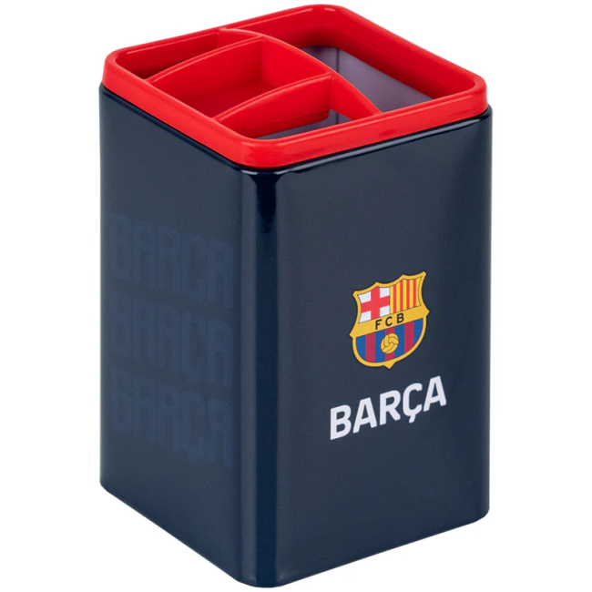 Канцтовары - Стакан-подставка Kite FC Barcelona квадратный (BC25-105)