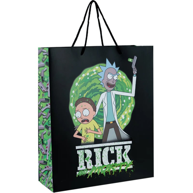 Подарункова упаковка - Подарунковий пакет Kite Rick and Morty (RM24-266)
