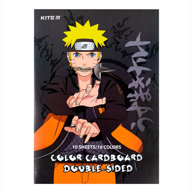 Канцтовары - Картон цветной Kite Naruto 10 листов А4 (NR24-255)