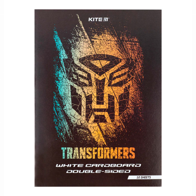Канцтовары - Картон белый Kite Transformers 10 листов A4 (TF24-254)