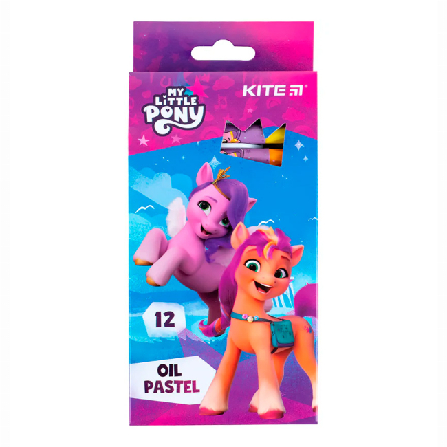 Канцтовары - Пастель масляная Kite My Little Pony 12 цветов (LP24-071)