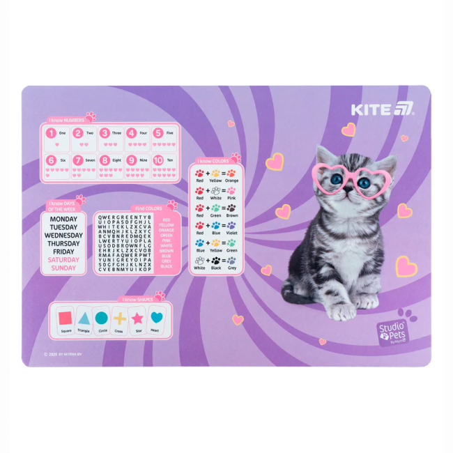 Игровая периферия - Настольный коврик Kite Studio Pets (SP25-207)