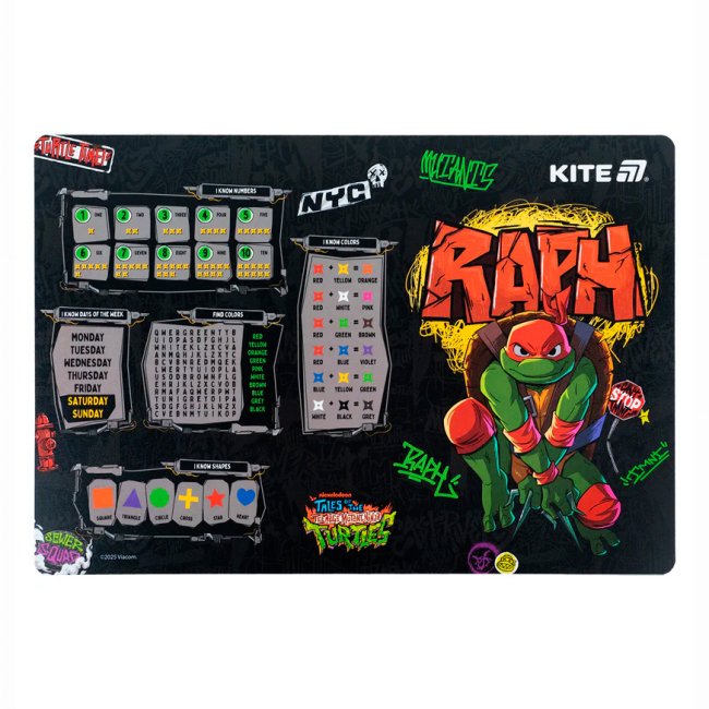 Ігрова периферія - Настільний килимок Kite Ninja Turtles (NT25-207)
