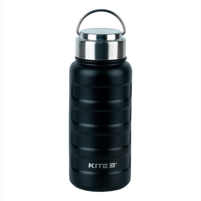 Чашки, стаканы - Термос Kite Черный 500 мл (K24-1204-2)