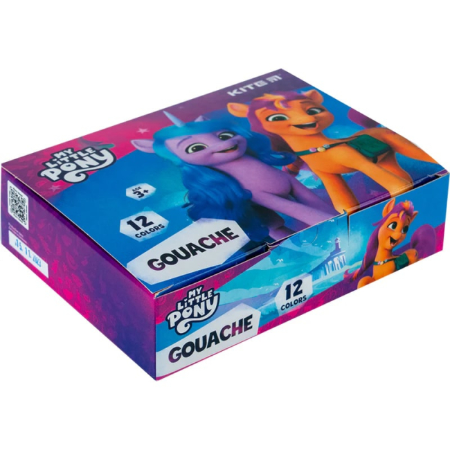 Канцтовари - Фарби гуаш Kite My Little Pony 12 кольорів (LP23-063)