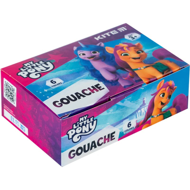 Канцтовари - Фарби гуаш Kite My Little Pony 6 кольорів (LP23-062)