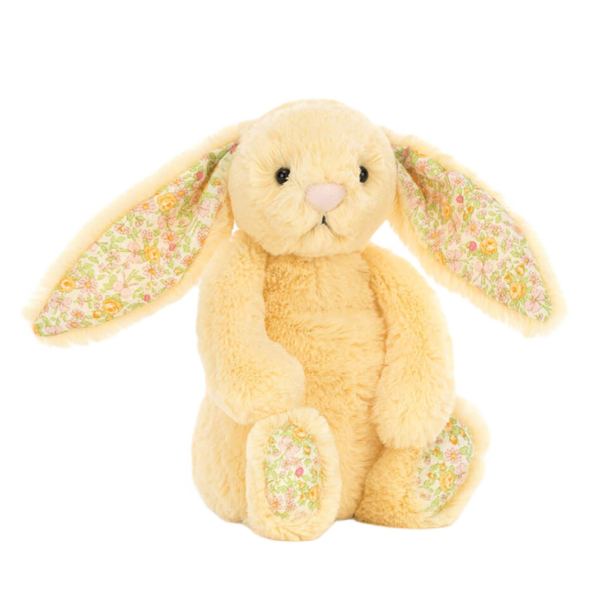 Мягкие животные - Мягкая игрушка Jellycat Зайчик желтый S 18 см (BLSN6BL)