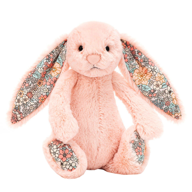 Мягкие животные - Мягкая игрушка Jellycat Зайчик персиковый S 18 см (BL6BLUN)