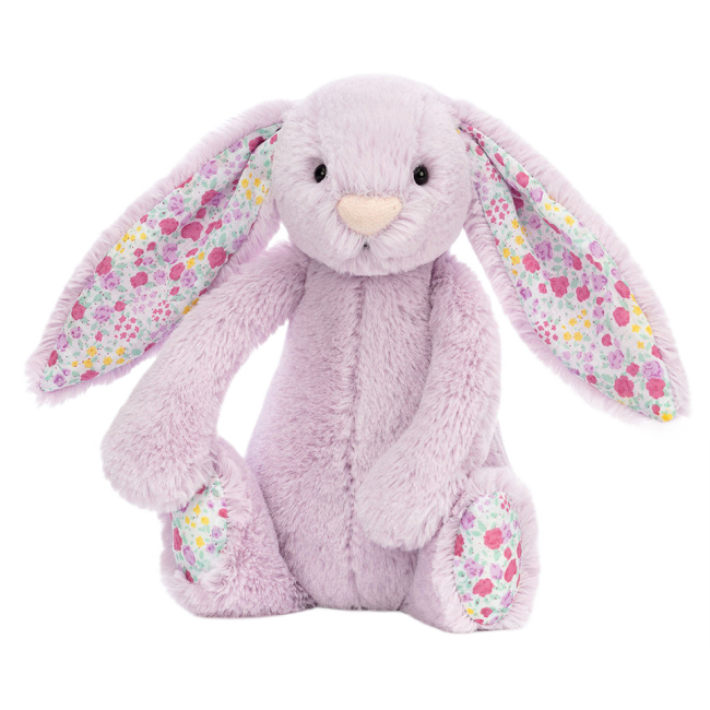 М'які тварини - М'яка іграшка Jellycat Зайчик бузковий S 18 см (BLB6BNLN)