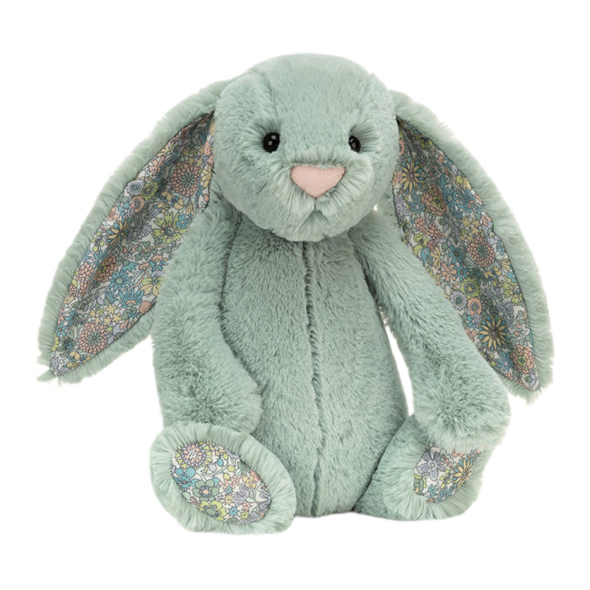М'які тварини - М'яка іграшка Jellycat Зайчик зелений M 31 см (BL3SGN)