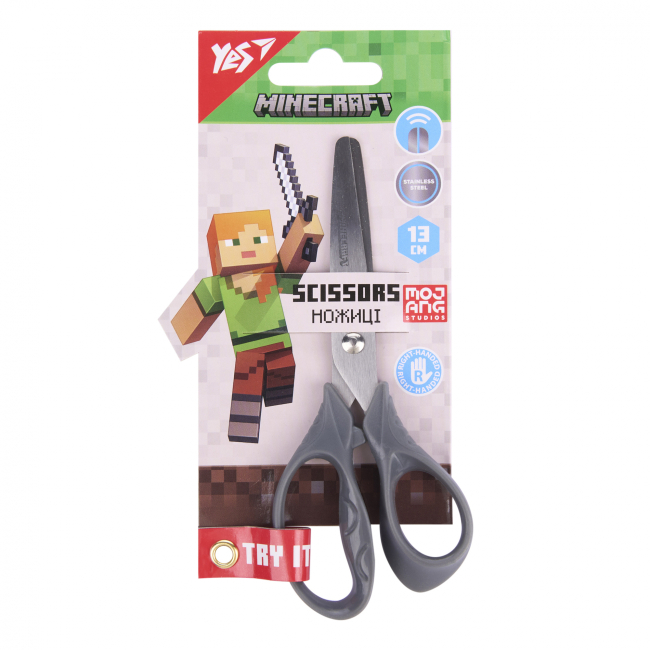 Канцтовары - Ножницы Yes Minecraft 13 см (480461)
