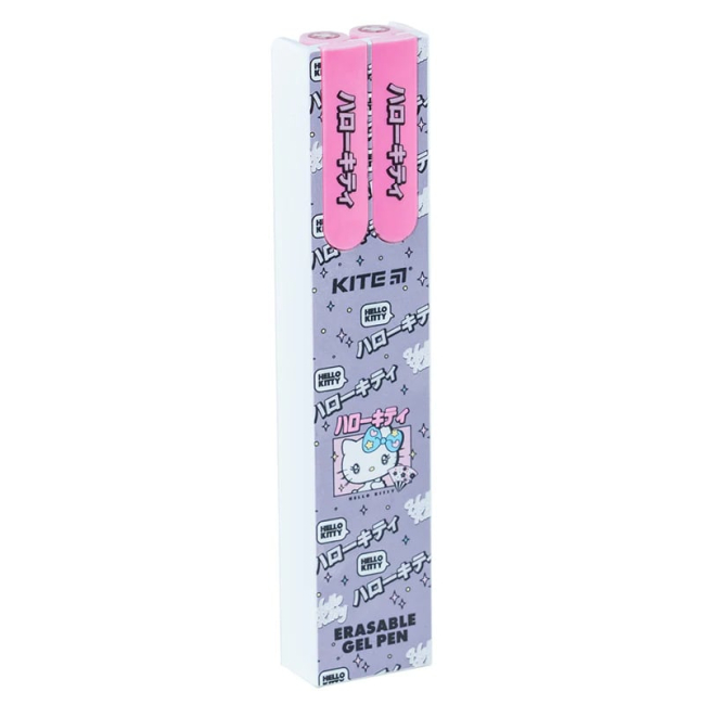 Канцтовары - Ручка гелевая Kite Hello Kitty Пиши-стирай 2 шт (HK24-069-2)