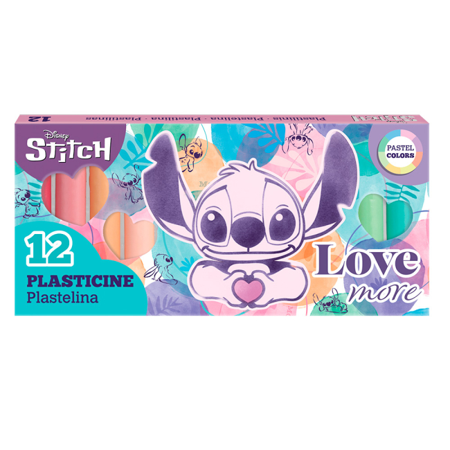 Наборы для лепки - Пластилин CoolPack Colorino Stitch 12 цветов (91989PTR)
