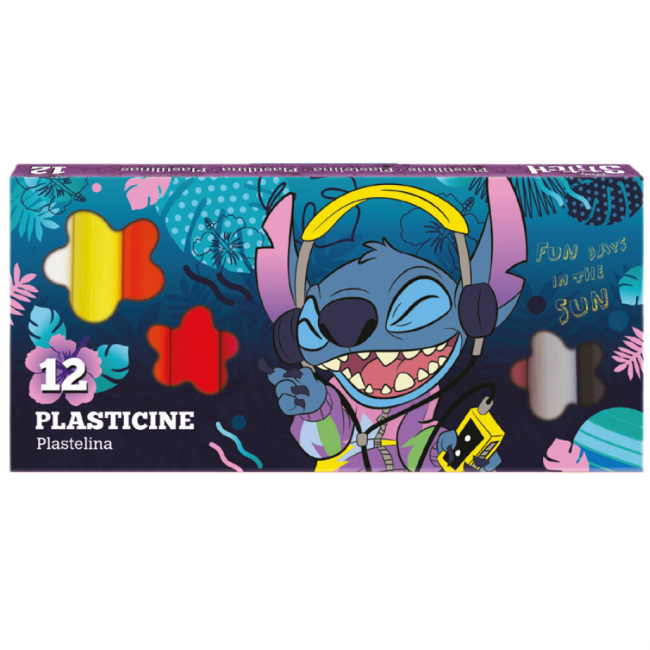 Наборы для лепки - Пластилин CoolPack Colorino Stitch 12 цветов (54823PTR)