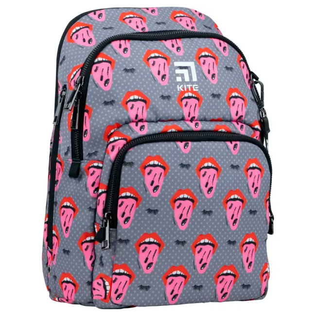 Рюкзаки и сумки - Рюкзак Kite Education teens Серый (K22-2589S-4)
