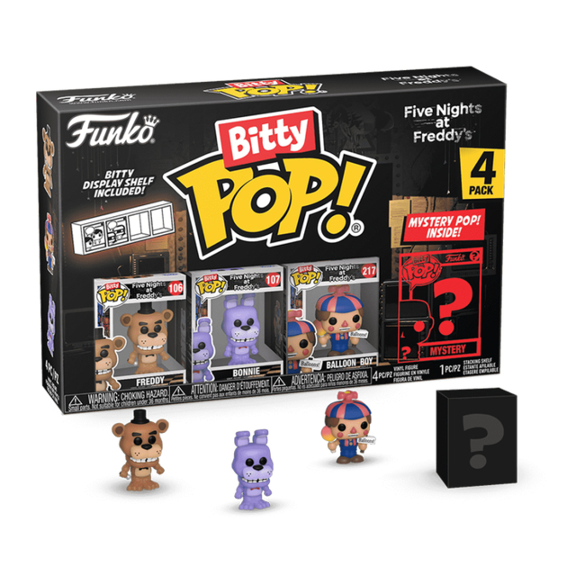 Фигурки персонажей - Набор фигурок Funko Pop Bitty Pop Five Nights на Freddy's Фредди (73046)