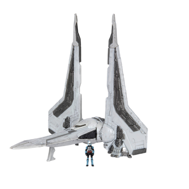 Транспорт і спецтехніка - Ігровий набір Star Wars Medium Vehicle Kom'rk-Class Mandalorian Starfighter (SWJ0019)