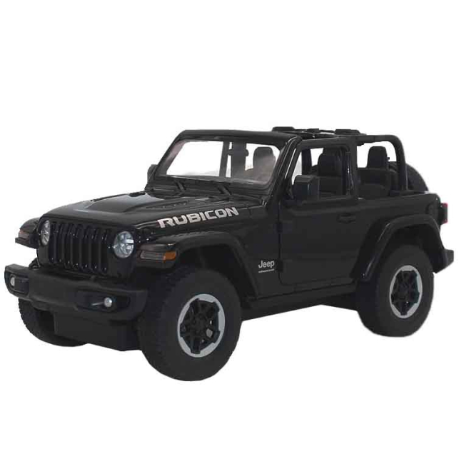 Радиоуправляемые модели - Автомодель Rastar JEEP Wrangler Rubicon на радиоуправлении 1:14 черная (454.00.29)