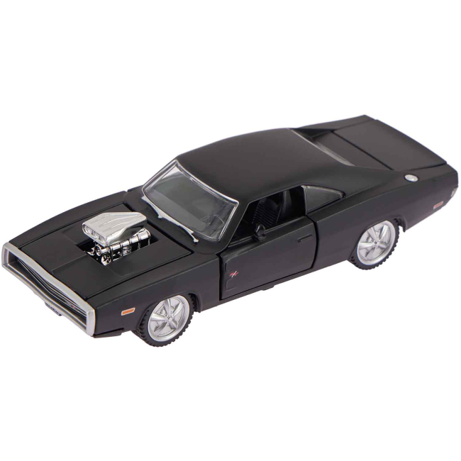 Автомоделі - Автомодель Rastar 1970 Dodge Charger R/T 1:36 чорна (454.00.97)
