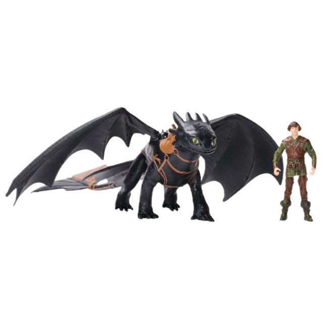 Фигурки персонажей - Набор фигурок Dragons Как приручить дракона Беззубик и Иккинг (SM66663/6074007)