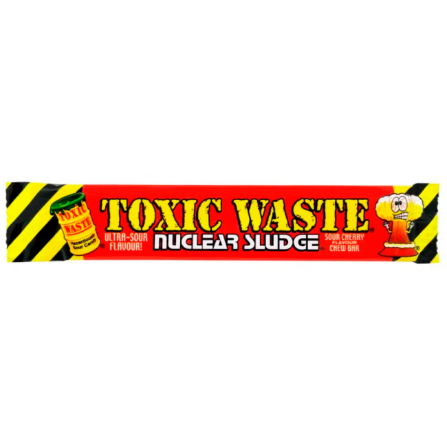 Сладости - Жевательные полоски Toxic Waste Вишня (5060045050571)