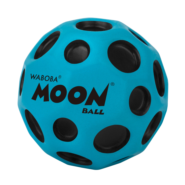 Спортивные активные игры - Мяч-попрыгун Waboba Moon ball Galaxy голубой с черным (321C99_A/2)