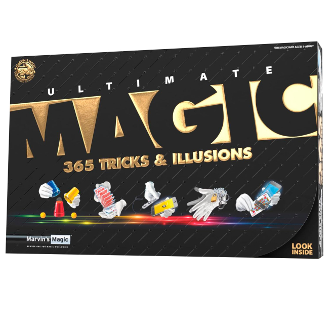 Наукові ігри, фокуси та досліди - Ігровий набір Marvin's Magic 365 дивовижних фокусів і трюків (MMB5712) (MMB 5712)