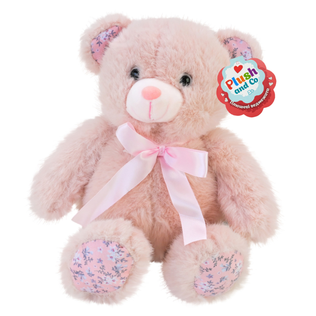 М'які тварини - М'яка іграшка Країна Іграшок Plush and Co Ведмежа рожевий 30 см (PLC25011/2)