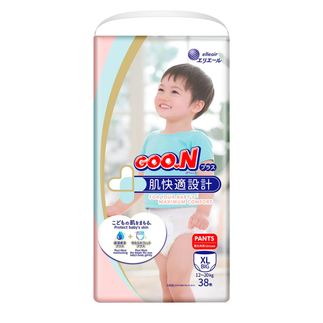 Товары по уходу - Трусики-подгузники Goo.N Plus XL (12-20 кг) 38 штук (21000633)