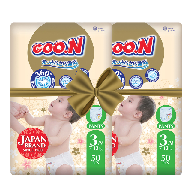Товары по уходу - Трусики-подгузники Goo.N Premium soft M (7-12 кг) 100 штук (F1010101-156-2)