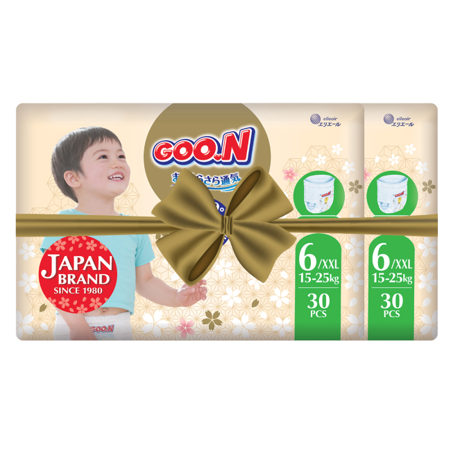 Товары по уходу - Трусики-подгузники Goo.N Premium soft XXL (15-25 кг) 60 штук (F1010101-159-2)