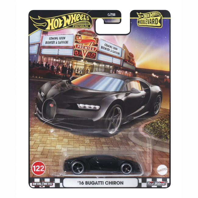 Автомодели - Автомодель Hot Wheels Boulevard 16 Bugatti Chiron (GJT68/JBL30)