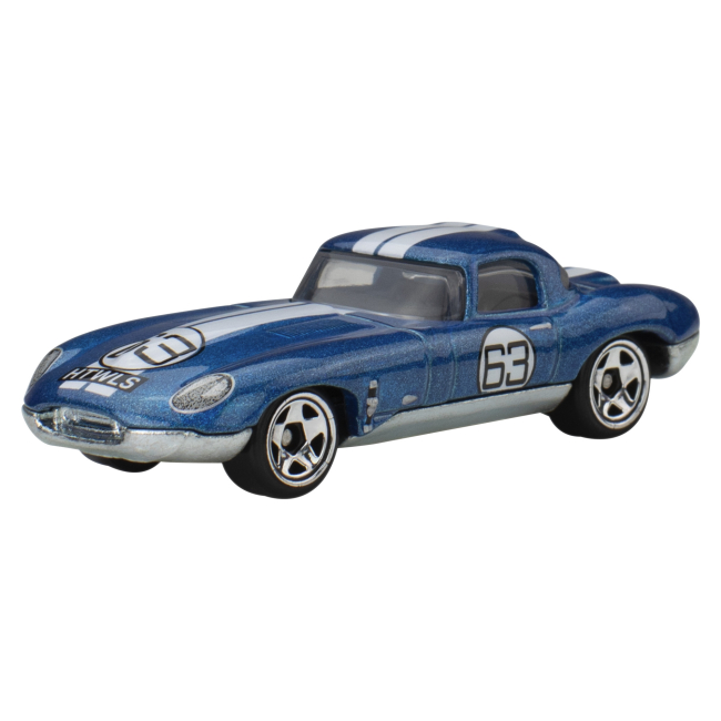 Автомодели - Автомодель Hot Wheels Silver series Jaguar Lightweight E-type (HRT81/JBY90)