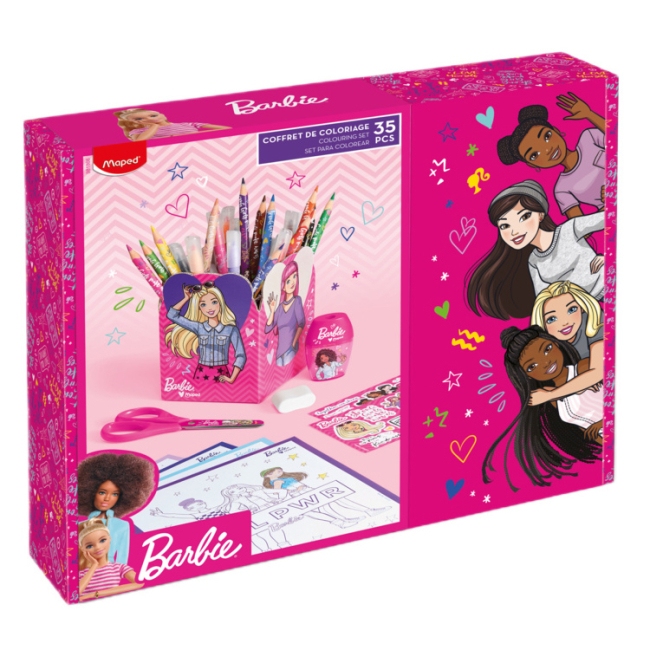 Канцтовари - Подарунковий набір канцтоварів Maped Barbie (MP.981866)