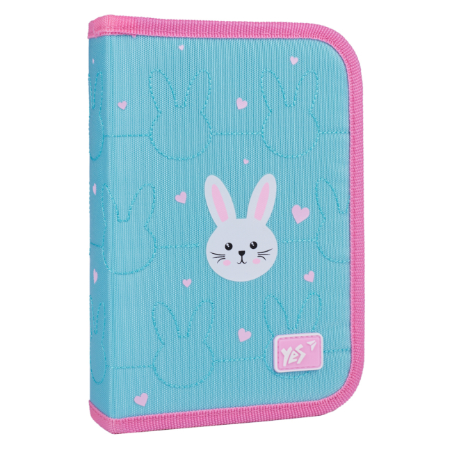Пенали та гаманці - Пенал Yes HP-04 Funny bunny одинарний з двома клапанами (533625)