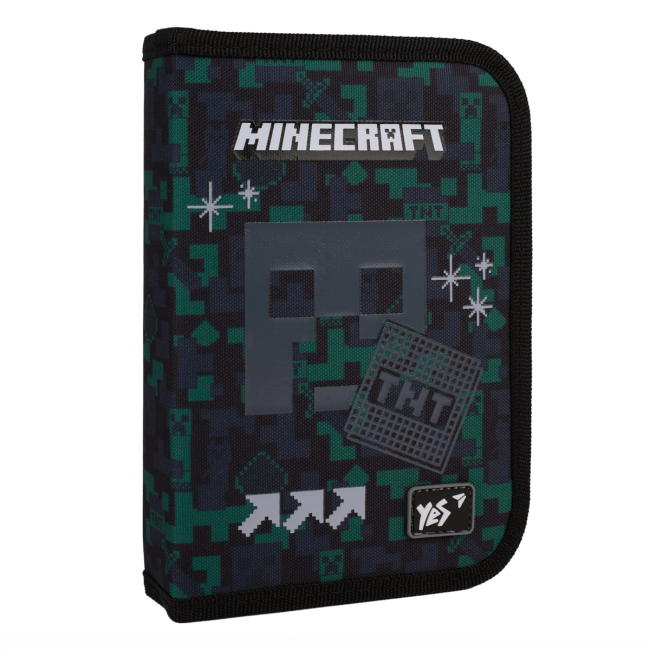 Пеналы и кошельки - Пенал Yes HP-03 Minecraft watch out одинарный с клапаном (533664)
